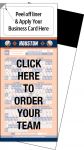 Sports Schedules: Baseball Schedules <br>Magnetic Business Card